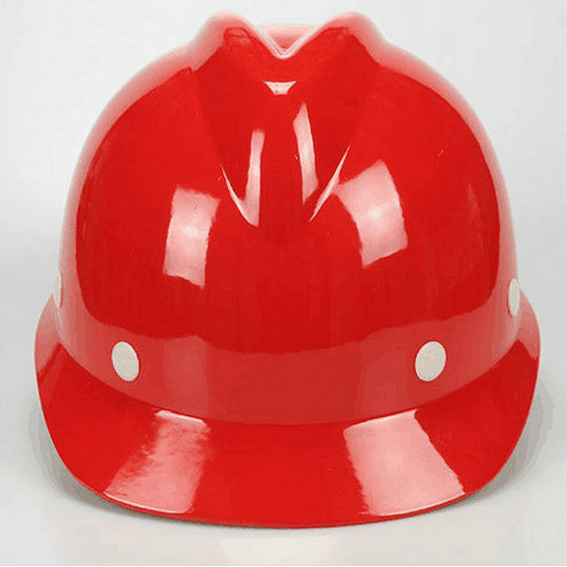 安全帽V型玻璃钢电绝缘自产自销头盔纯正玻璃钢安全帽