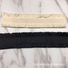 厂家   3-5cm 双边排须毛边绒边花边织带DIY头饰品带民族花