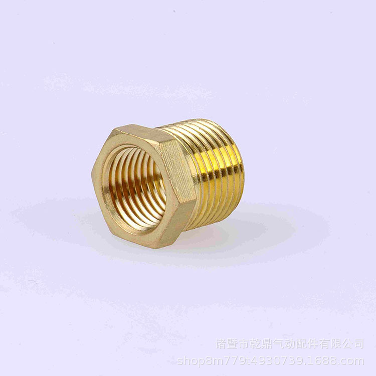 乾鼎牌 高品质黄铜补芯  M3/8 F1/4