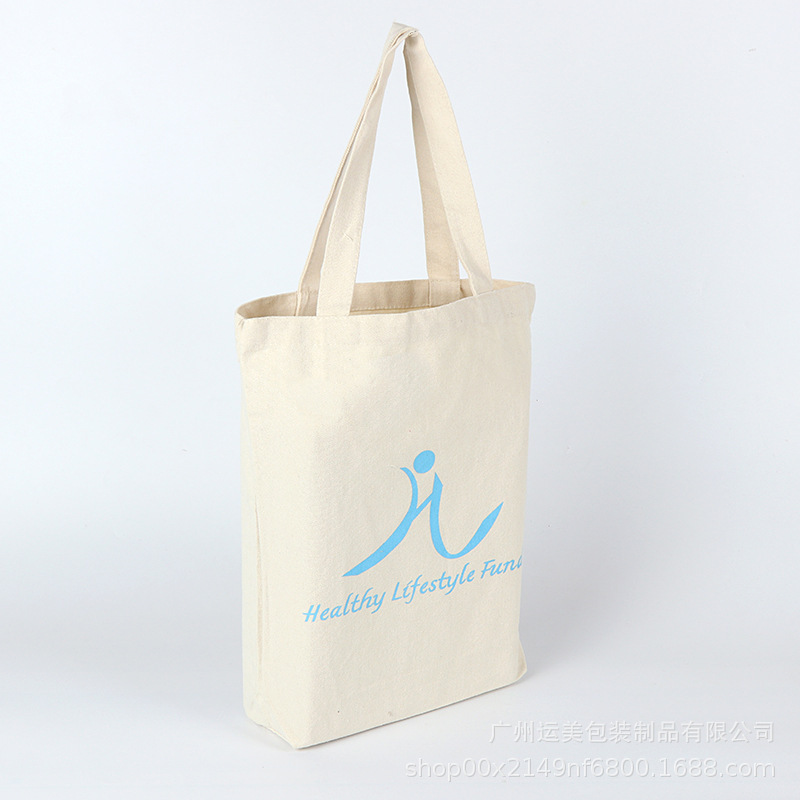 厂家直供 环保印花学生单肩手提帆布袋 购物纯棉帆布袋可印LOGO