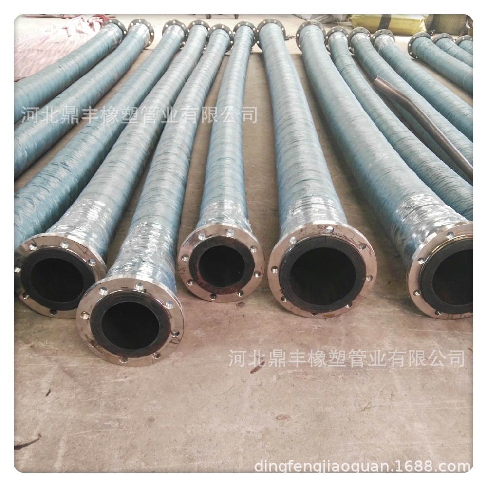 现货供应景县排水胶管 大口径高压钢丝编织输水胶管 水泵吸水胶管