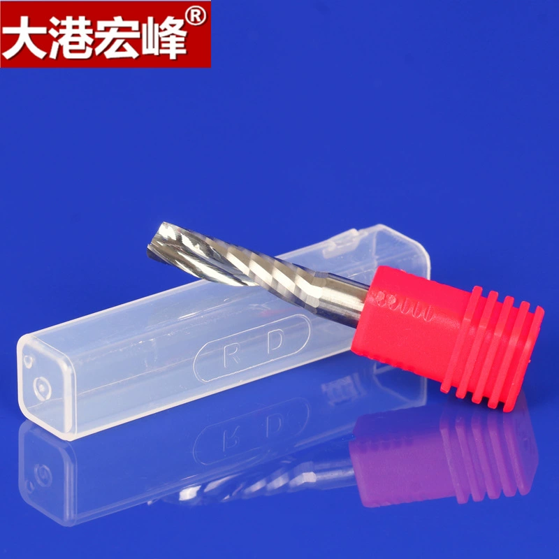 6 мм немецкий материал выделить одно лезвие спиральный фрезы акрил ПВХ выделить ЧПУ гравировальный станок инструмент одно лезвие фрезы