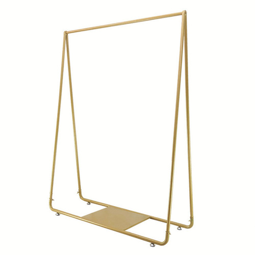 Luxury clothing display rack for clothing store, women's clothing store, wall-mounted shelf, floor-standing side hanging display rack combination