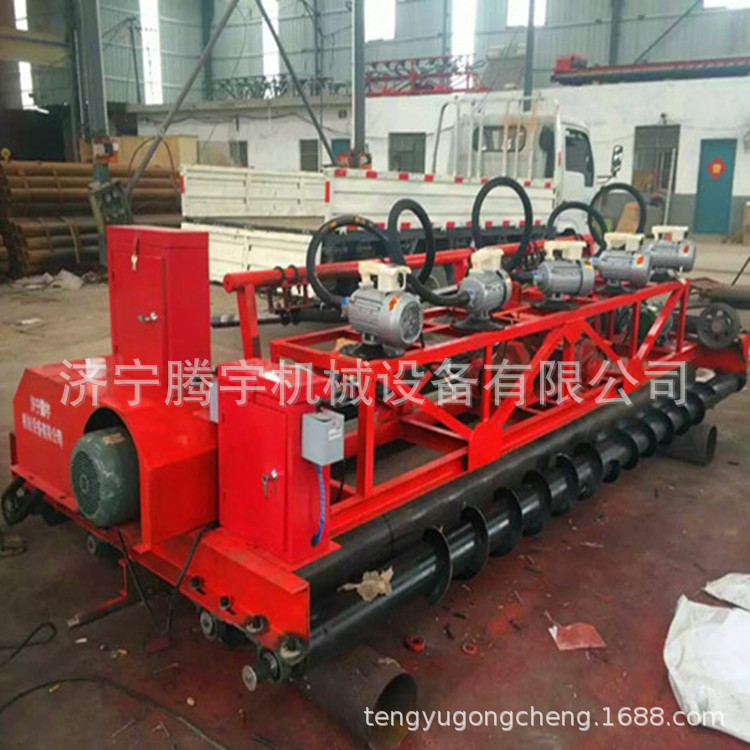 厂家批发5米三辊轴混凝土铺路振捣机 路面排振摊铺机