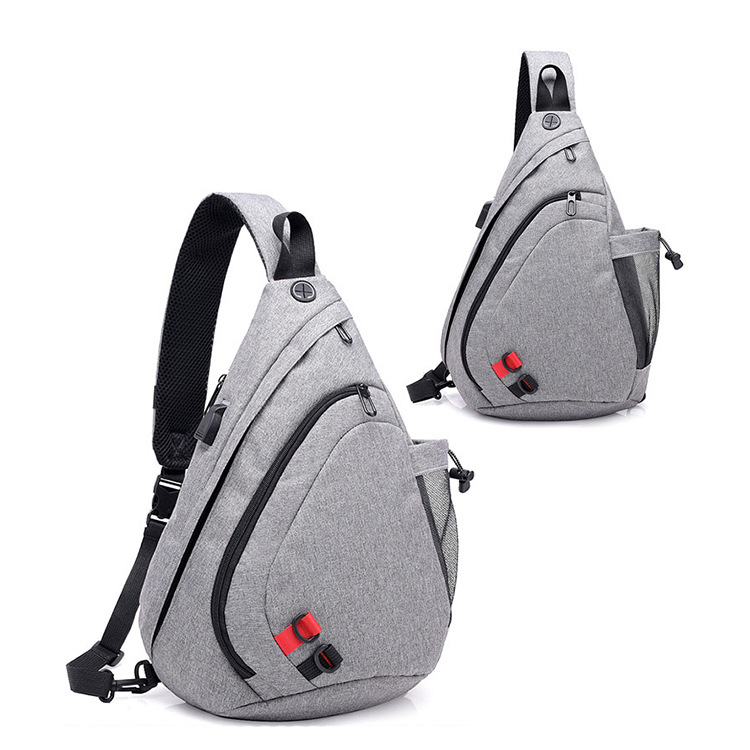 メッセンジャーバッグ新潮大容量カジュアル充電チェストバッグメンズバックパック学生ファッション人気ショルダーメッセンジャーバッグ