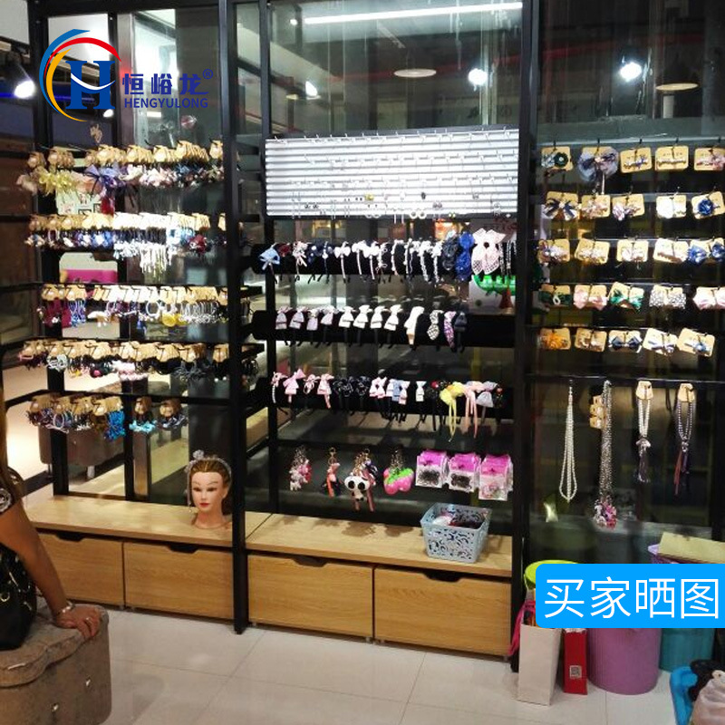 Mingchuang Youpin diadema joyería 1 M negro franela diadema clip de pelo estante de exhibición estante