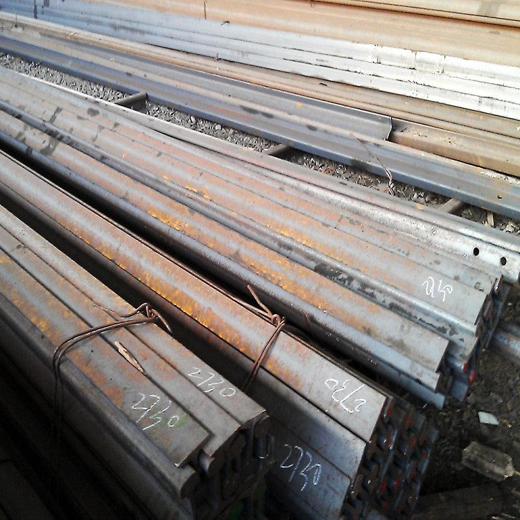 批发轨道钢55Q起重机用钢轨轻轨煤炭用轨道钢55Q轨道钢现货重型