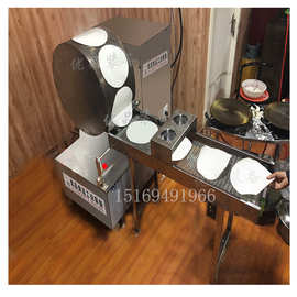 鸭饼皮机 全自动烤鸭饼机商用 烤鸭卷饼机家用 烤鸭荷叶饼机图片