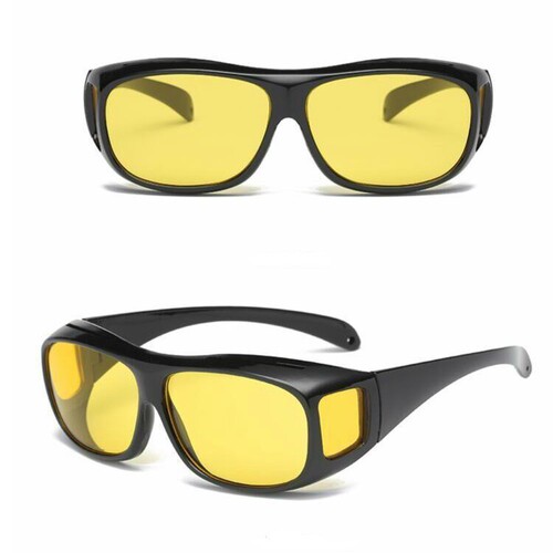  new European and American style cross-border TV sunglasses Internet celebrity windproof and sand labor insurance sunglasses night vision driving and riding glasses