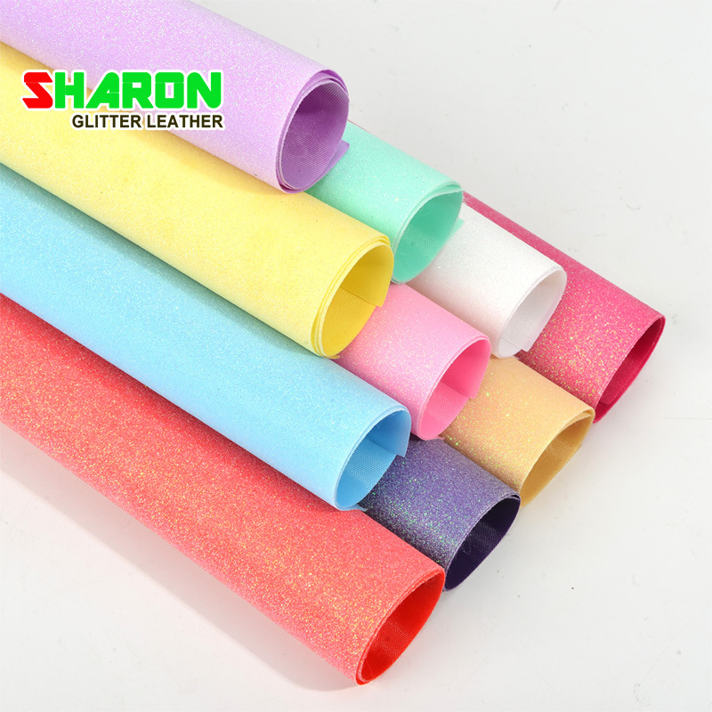 SR18057 荧光葱布细粉格利特化妆包面料刺绣布贴绣花章仔闪光布料