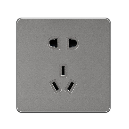 86-type wall switch and outlet panel with concealed installation, household five-hole outlet, one switch with five holes, three-hole 16A air conditioner