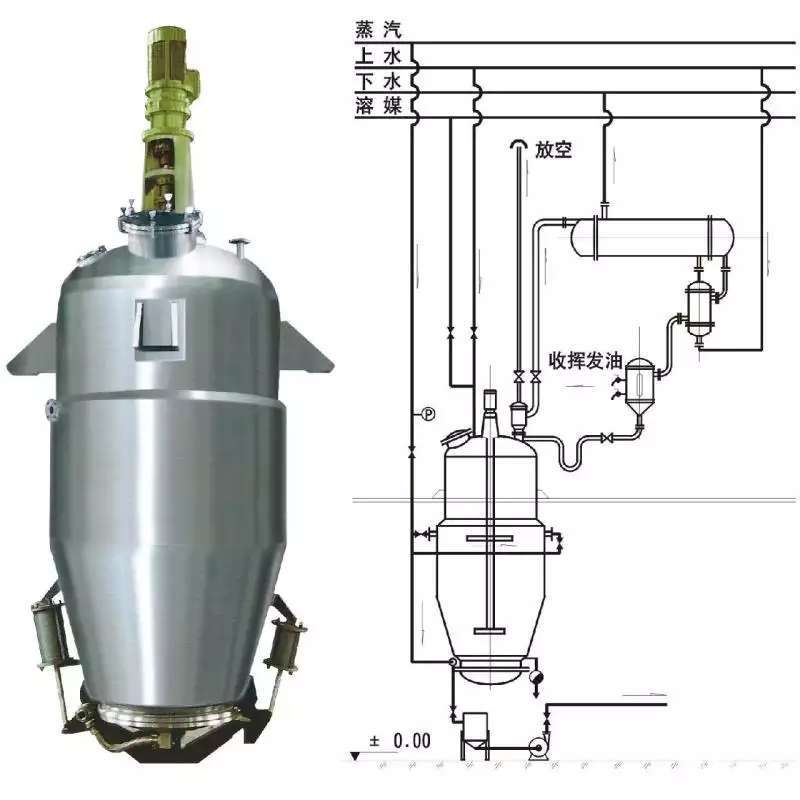 长期供应直锥型多功能静态高压提取罐 小型中草药提取罐