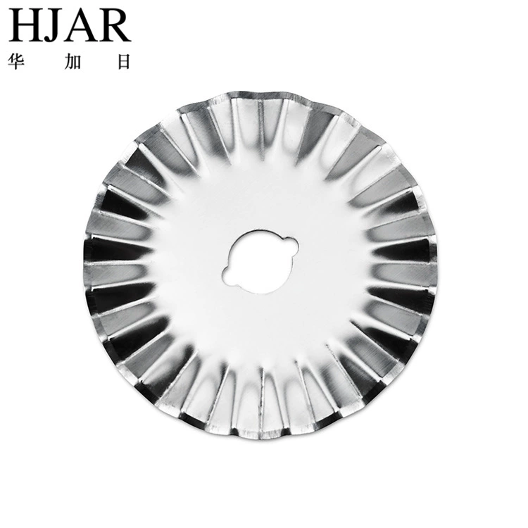 Ткань для резки волны кружево 45 мм роликовый нож для резки бумаги вращающийся круглый нож шитье лоскутное волновое лезвие