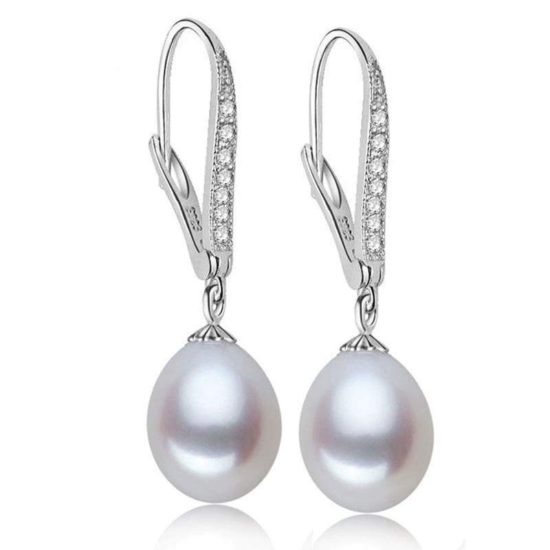 Organic copper earrings from pearl, accessory, wholesale
