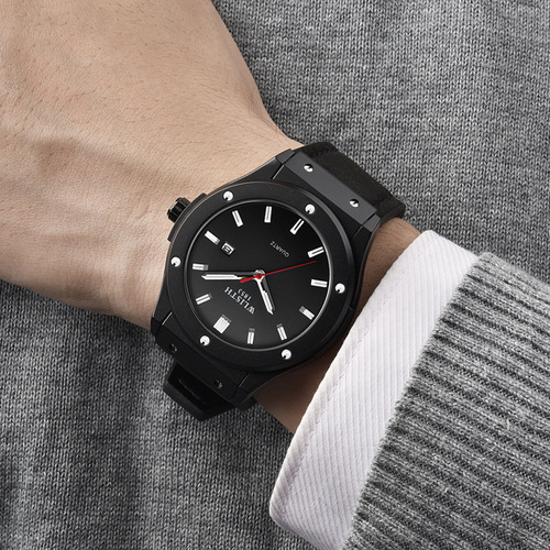 Wallis new brand watch sports luminous quartz watch calendar waterproof watch men's steel band watch wholesale