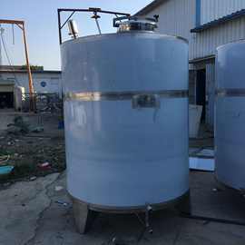 化工厂储存设备50吨平底不锈钢酒罐储存酒容器图片