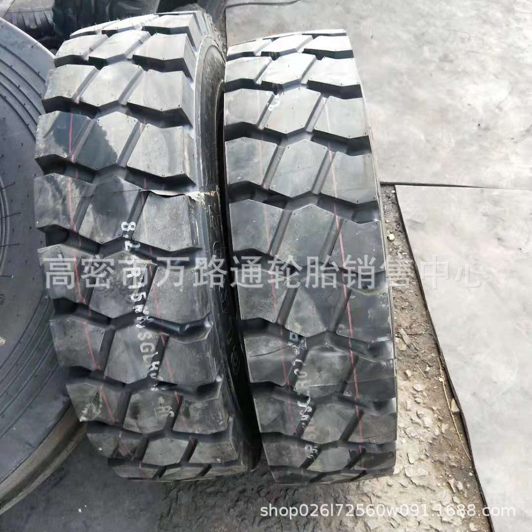 工程机械轮胎8.25/9.00r15全钢丝叉车充气轮胎9.00/10.00r20