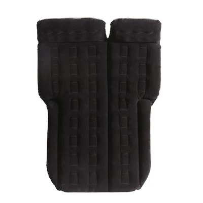 Car Inflatable Mattress Outdoor Camping Home Car Two-purpose Off-road Car Inflatable Bed Car SUV Travel Bed (Vehicle-mounted inflatable bed) - pure-black