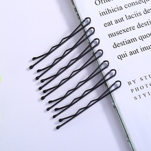 一字发夹韩式钢丝影楼盘发刘海美容美发婚庆影视高频烤漆