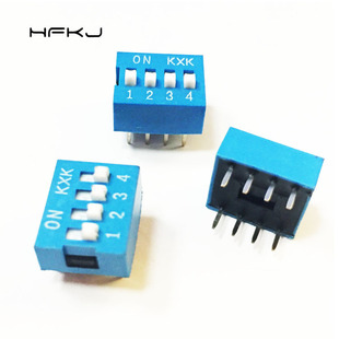 ���|4P�ܴa�_�P4λƽ���_�P�_�g��2.54MM�{ɫ�܄��_�Pֱ��dip���_