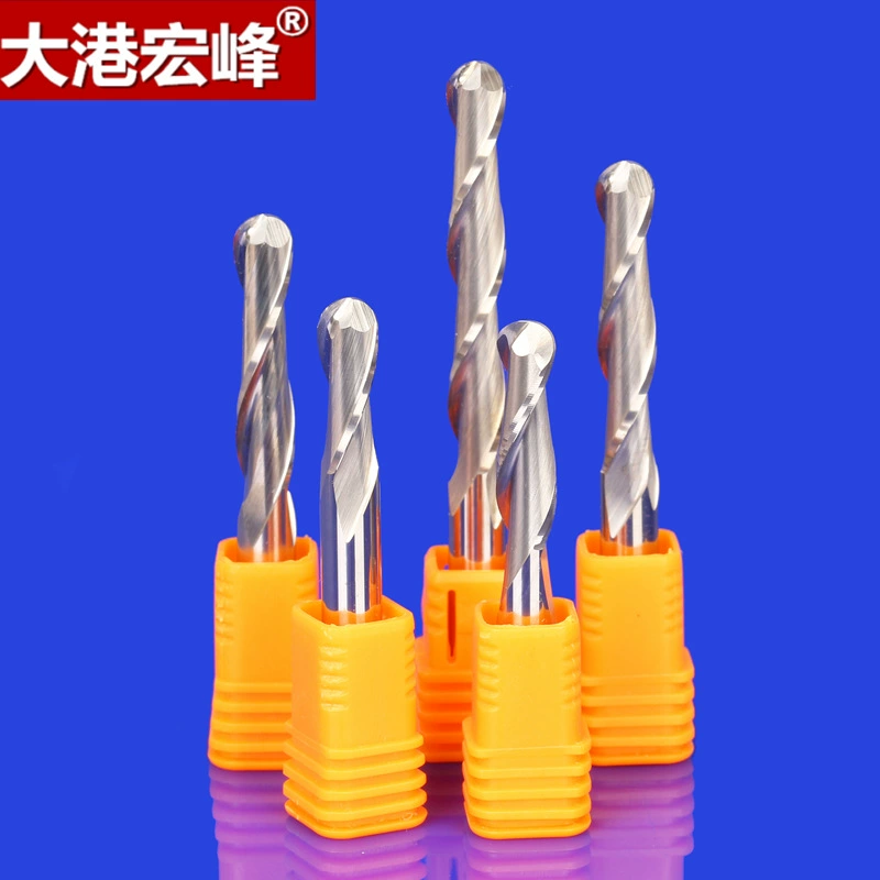 Более 8-10 мм двойной край спираль шаровой конец фрезы/двойной край шаровой конец фрезы/компьютер высекая резец/рельеф