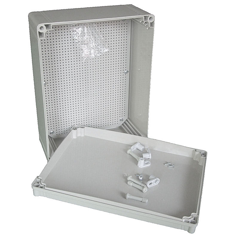 斯普威尔 PC料室外防水盒 600*500*190mm四角螺丝防水接线盒