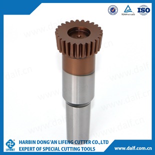 1.5875 Module High Speed Steel Tooth Insert Knife Powder Metallurgy Coating Involute Spline Tooth Insert Knife