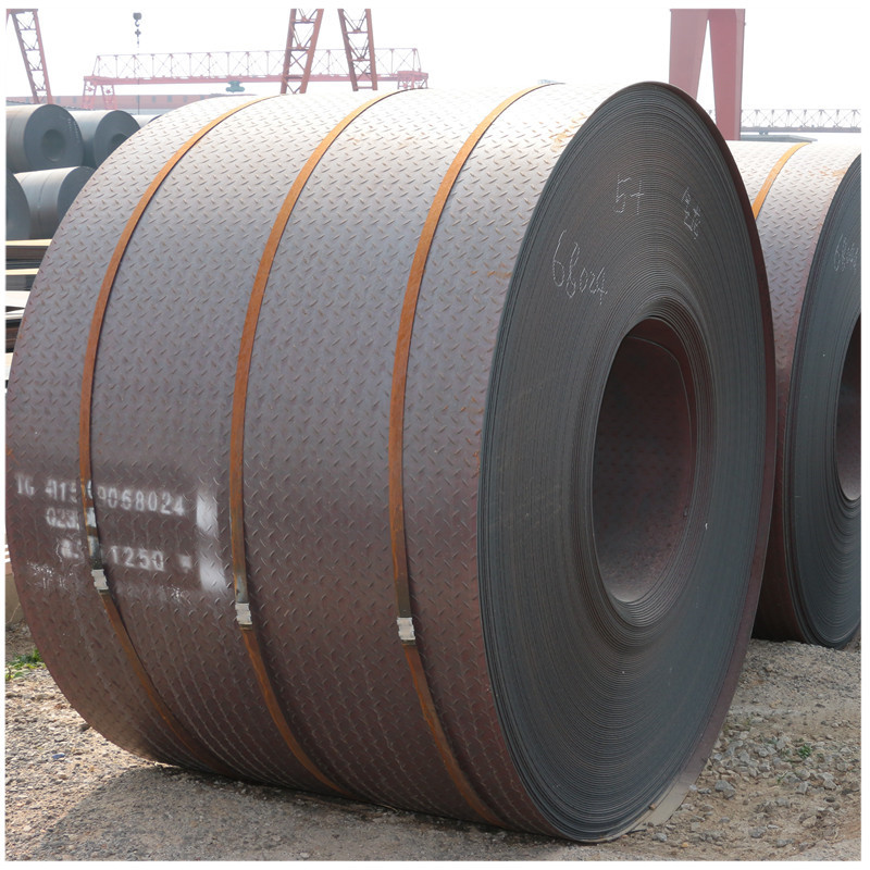 花纹钢板 Q235B 扁豆花纹板 5.75*1500 4.75*1250 防滑钢板