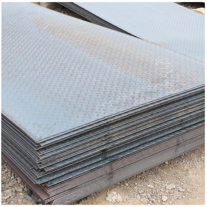 山东花纹板现货批发 挂车底部用防滑花纹板