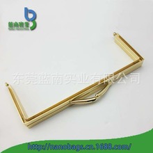 厂家供应 精品箱包夹框， 侧口直角铰，焦珠头首饰盒五金口架