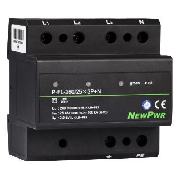 南京优倍P-FL-260/25×3P+N电源系统电涌保护器