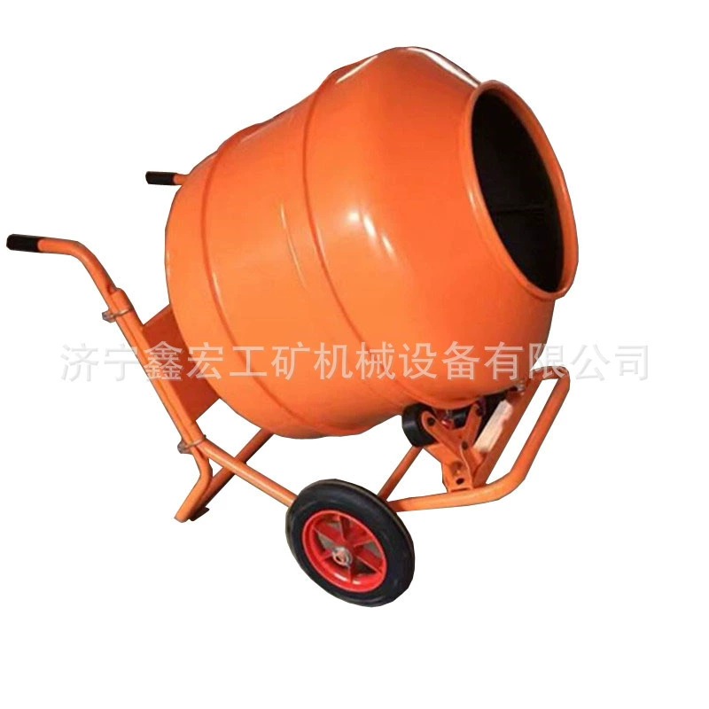 Небольшой миксер Xinhong, равномерно смешивающий 160 л/230 л, барабанный миксер, ручной нажимной тип, удобный для переноски