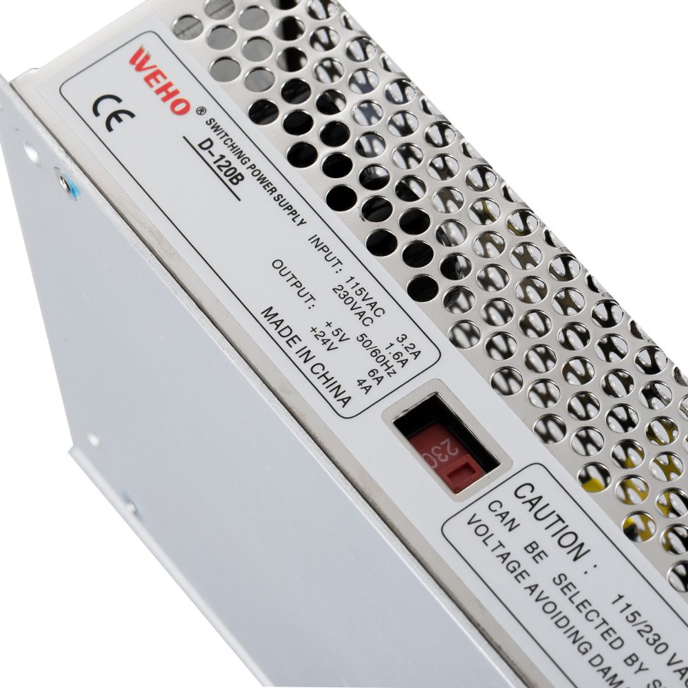 5V12A 12V5A����LED���ص�ԴD-120A��ҵ���ص�Դ120W˫·�����Դ