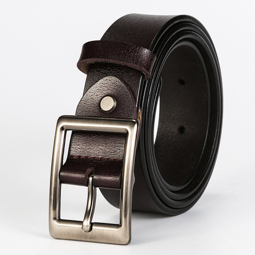 Women's cowhide belt Korean style cowhide pin buckle belt fashion simple casual decorative pants belt manufacturer wholesale