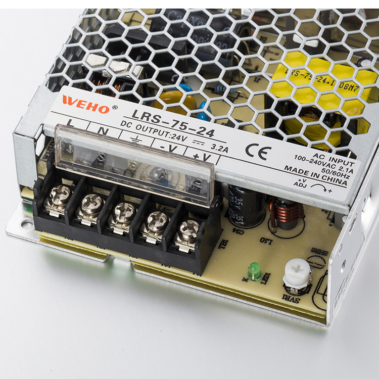 ΰ������ֱ��75W 12V24V����С�Ϳ��ص�Դֱ����ѹ��ѹ����㹦��