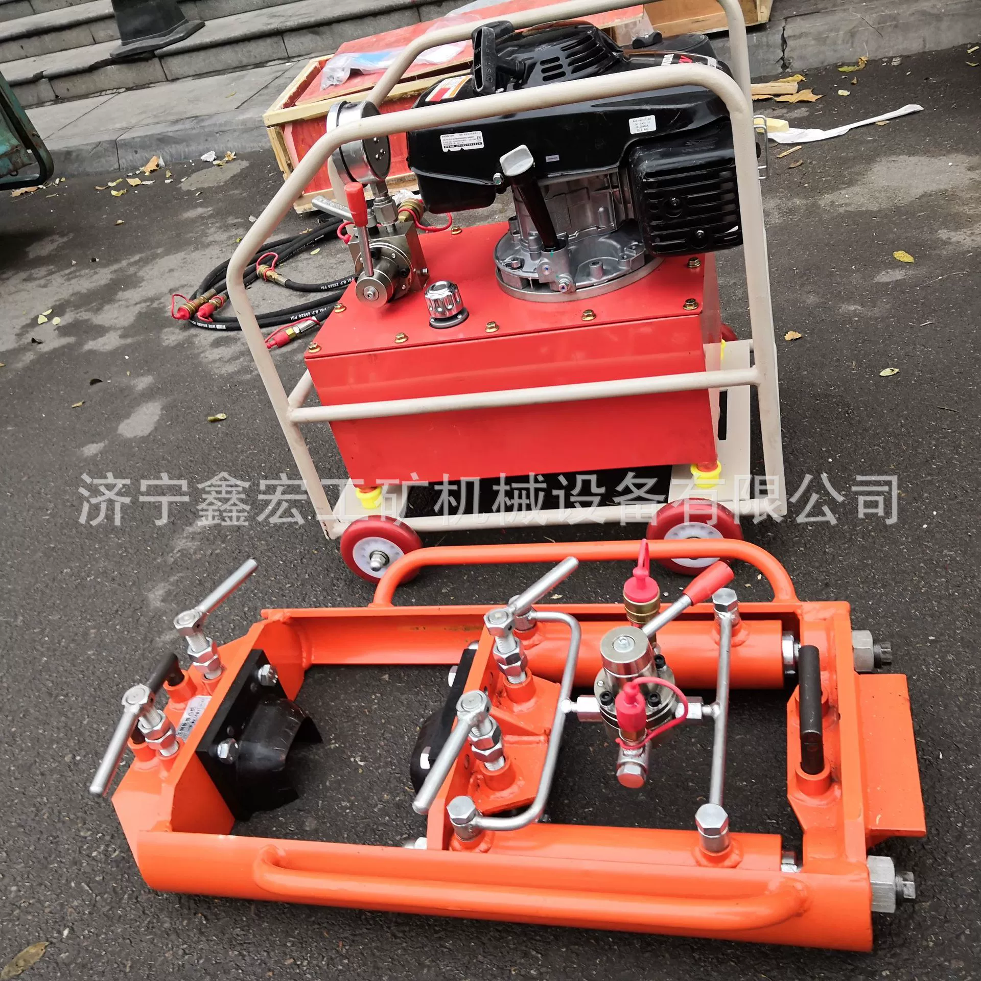 Сварочный шов рельса удаления машины Железнодорожный Гидравлический толкатель рельса толкатель