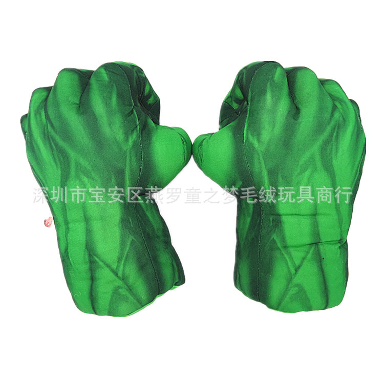 Hulk puño guantes Spider-Man Iron Man guantes de boxeo Haoke película de boxeo de peluche de juguete