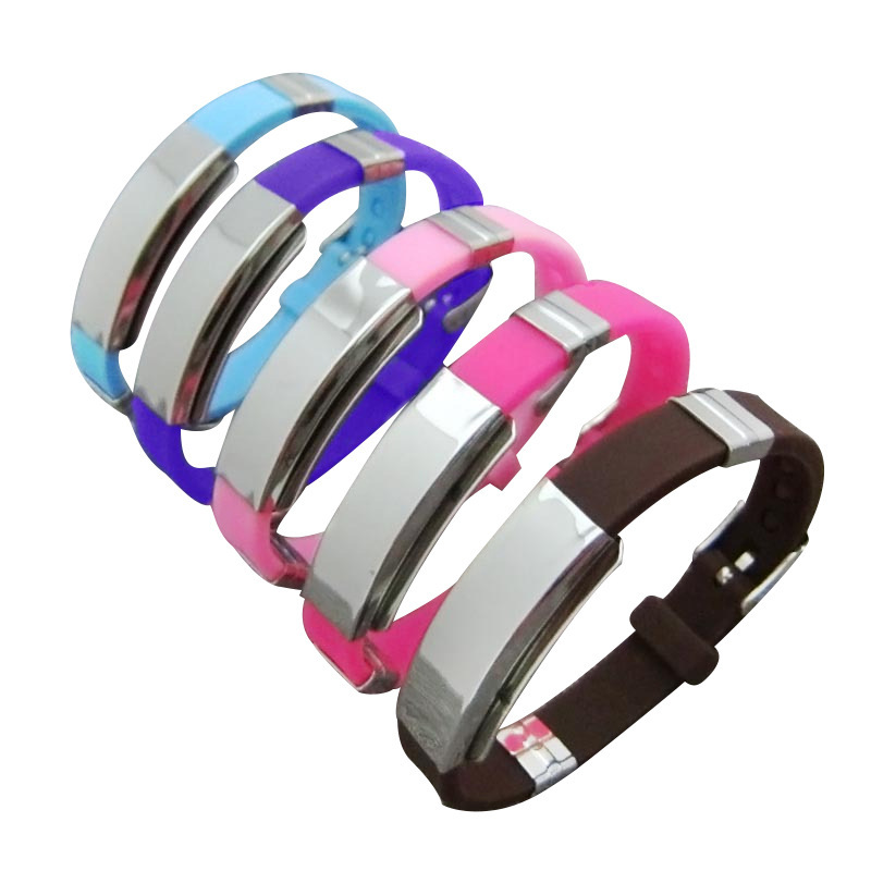 Taobao hot stainless steel jewelry fashion students girlfriends lettering gift silicone titanium steel couple bracelet Taobao hot stainless steel jewelry fashion students girlfriends lettering gift silicone titanium steel couple bracelet
