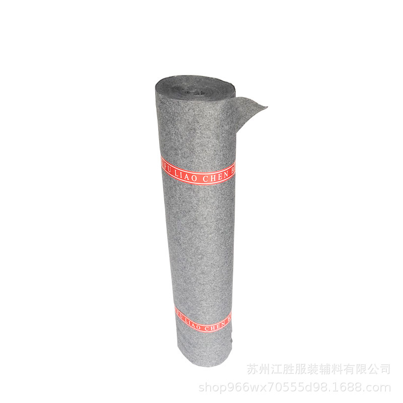 浅灰色领底绒 浅灰领绒 柔软适度 不起皱褶 100CM*30M/R 7#