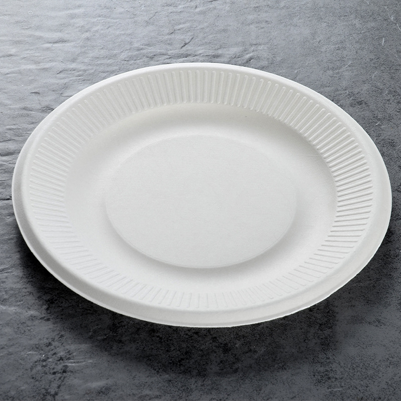 Paper plate disposable round thickened cake dessert small paper dish barbecue activity party dinner plate pulp dish