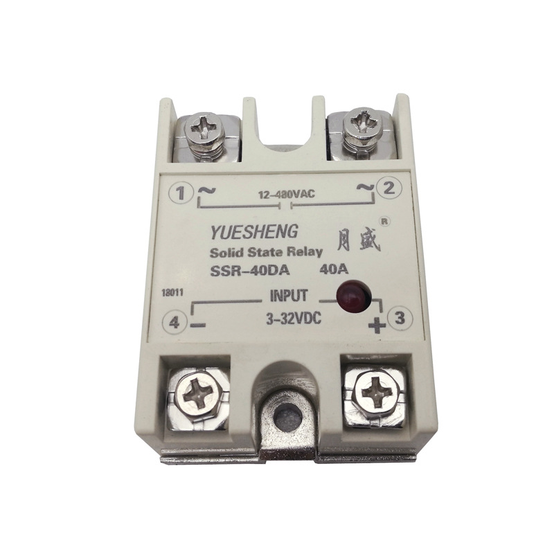 厂家批发单相随机型固态继电器40A SSR-40DA 单相固态继电器