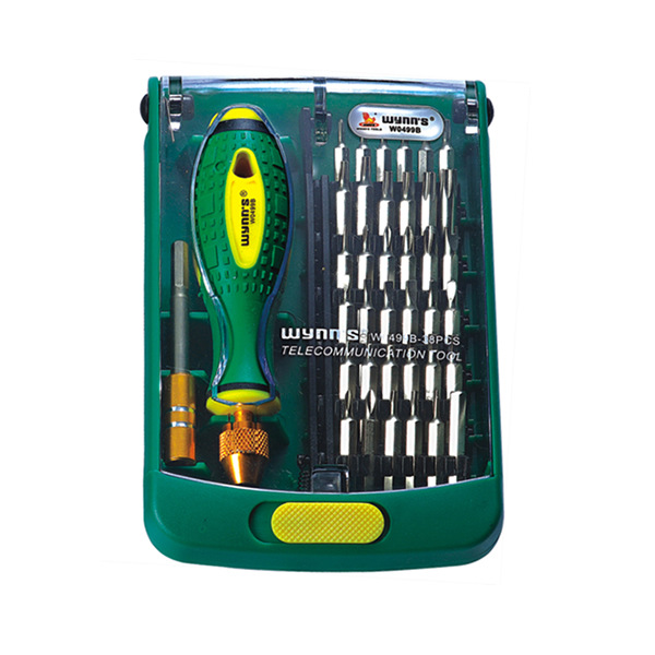 威力狮牌 38件套精密电脑手机钟表维修螺丝刀38合一螺丝刀W0499B