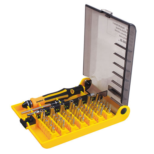 威力狮 45件电讯电脑手机钟表 维修组套螺丝刀 45件螺丝批W3476