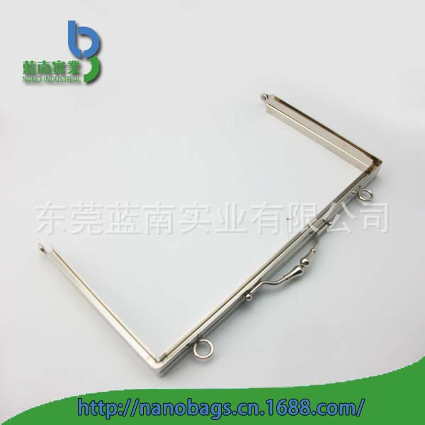 厂家供应 手袋五金框盒仔包铰，侧口扣铰车件珠双圈手袋五金铰