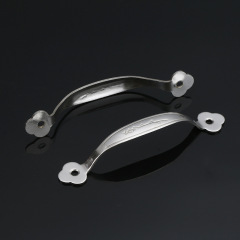 Simple stainless steel wardrobe handle Modern simple cabinet drawer solid handle Thickened cabinet door handle