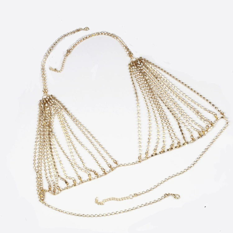 Golden multicoloured bra, European style