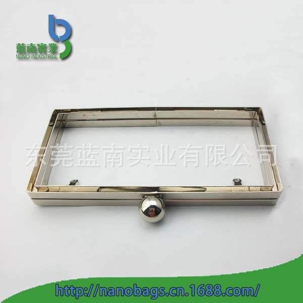 厂家供应 盒子五金配件， 侧口直角铰，单珠头双耳珠宝盒口架