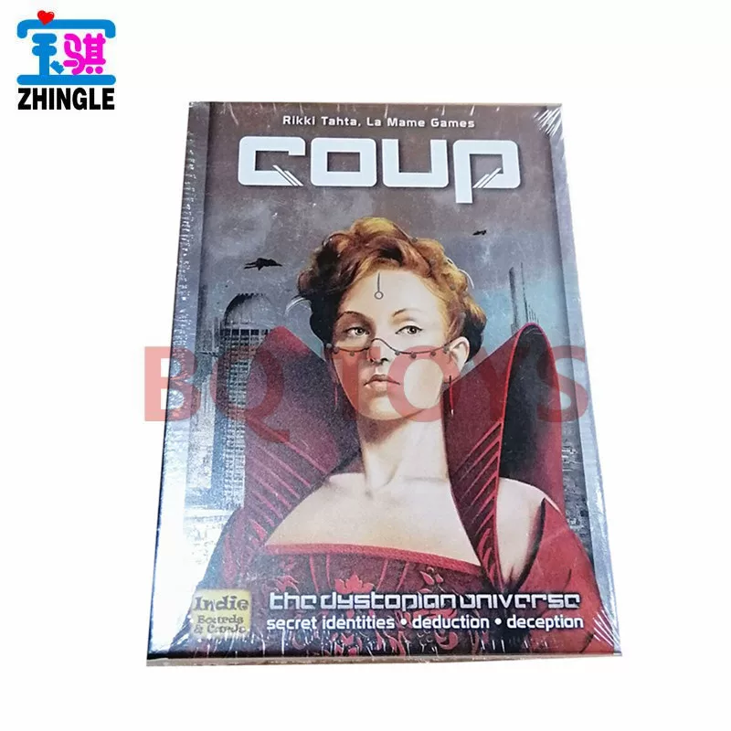 Английская игра Coup, игрушка для 2–6 человек, английская версия настольной игры для досуга и развлечений