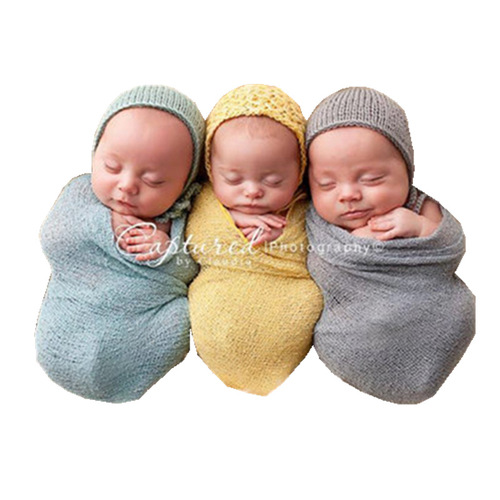 Newborn photography clothing children's photography props factory wholesale photography elastic wrap cloth children's photography wrap fabric