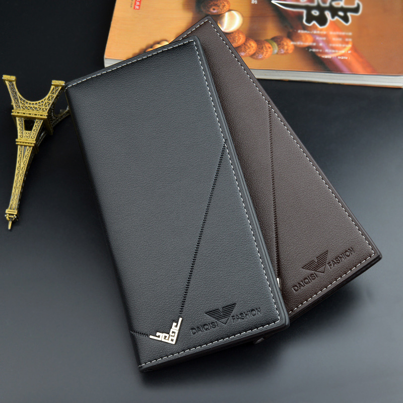 New Men's Wallet Men's Long Wallet Vertical Thin Youth Soft Wallet Multi-card Large Capacity Fashion Suit Bag New Men's Wallet Men's Long Wallet Vertical Thin Youth Soft Wallet Multi-card Large Capacity Fashion Suit Bag